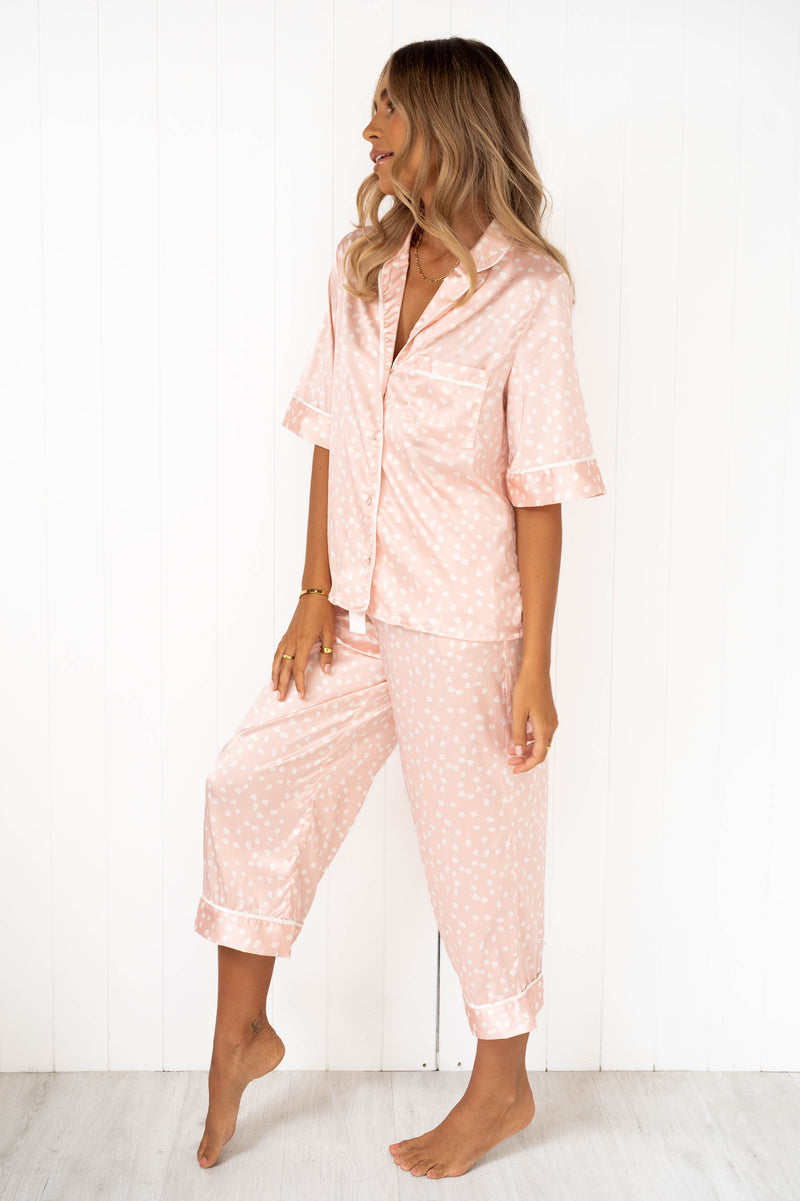 Dimanche Pyjama Set - Peach