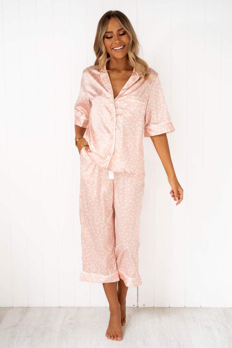Dimanche Pyjama Set - Peach